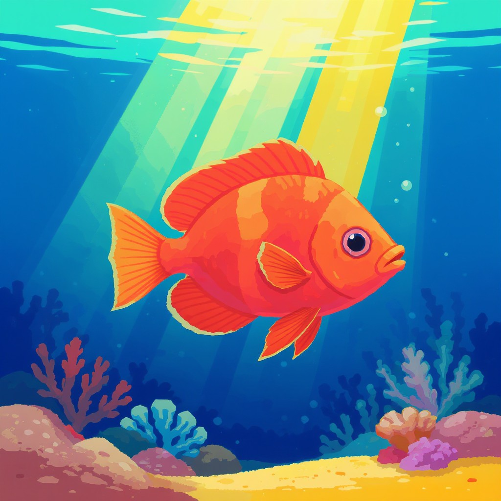 Free Vibrant Pixel Fish Image - Fish, Underwater, Pixel | Download at ...