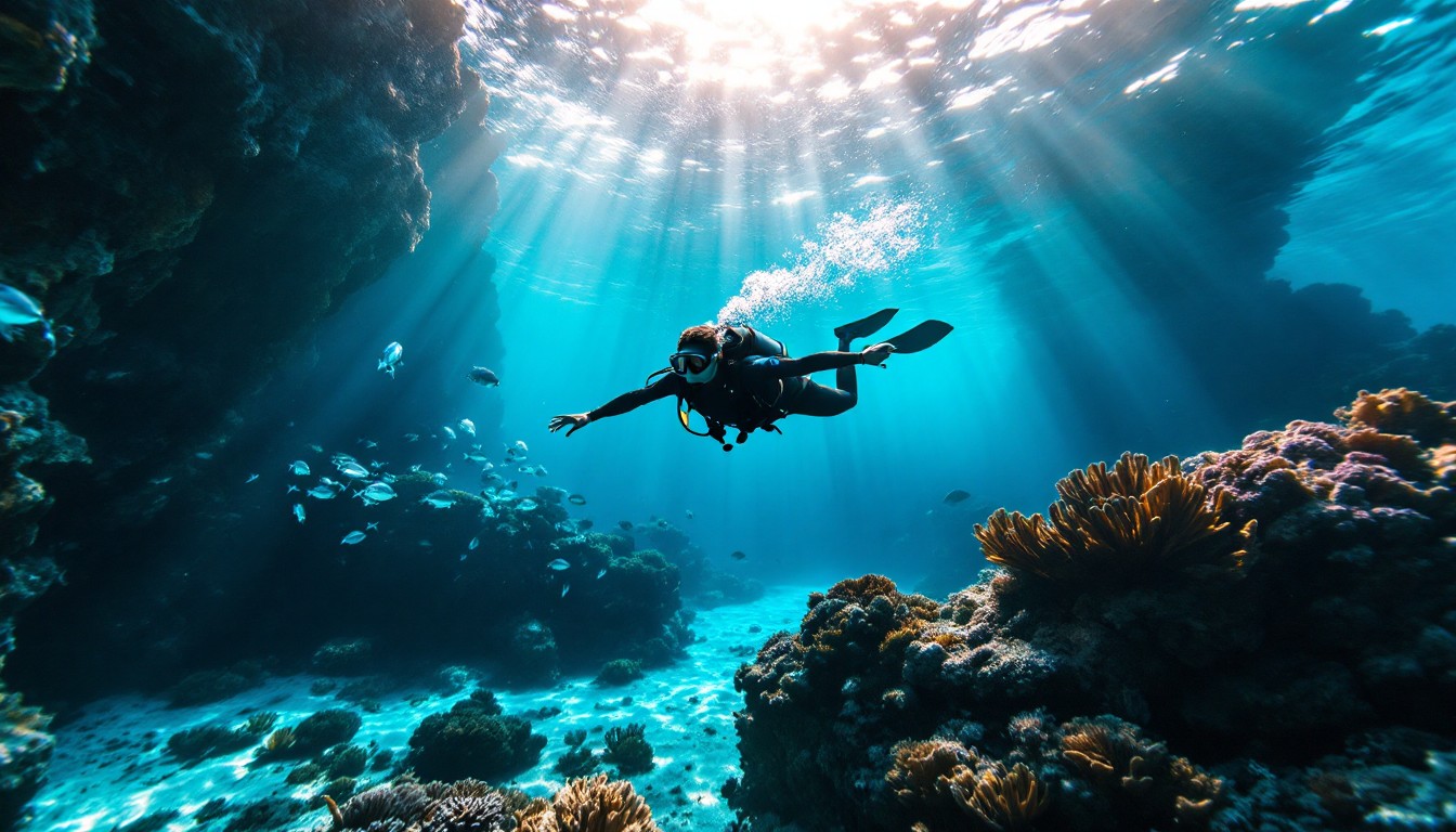 Free Deep Blue Explorer Image - Underwater, Diving, Coral | Download at ...