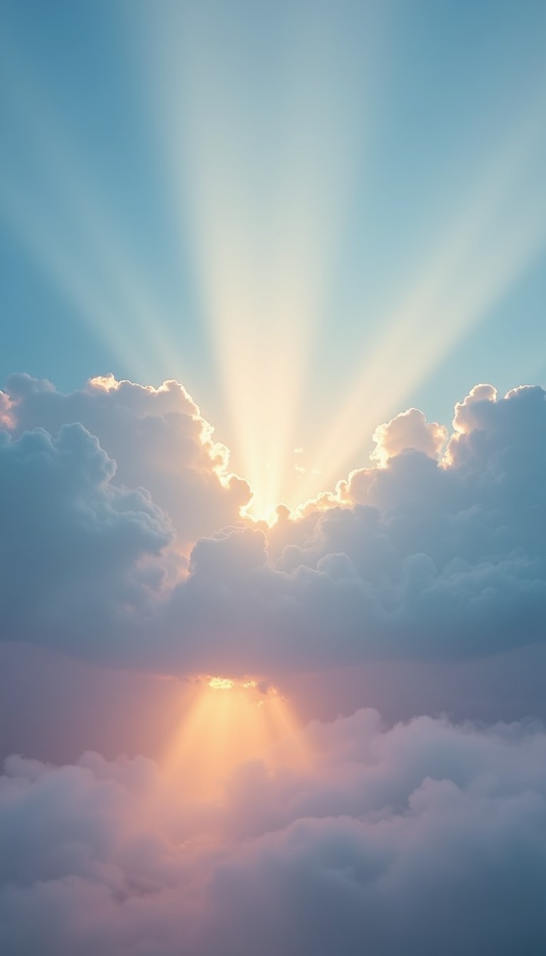 Free Divine Cloud Rays Image - Sunbeams, Heavenly, Clouds | Download at ...