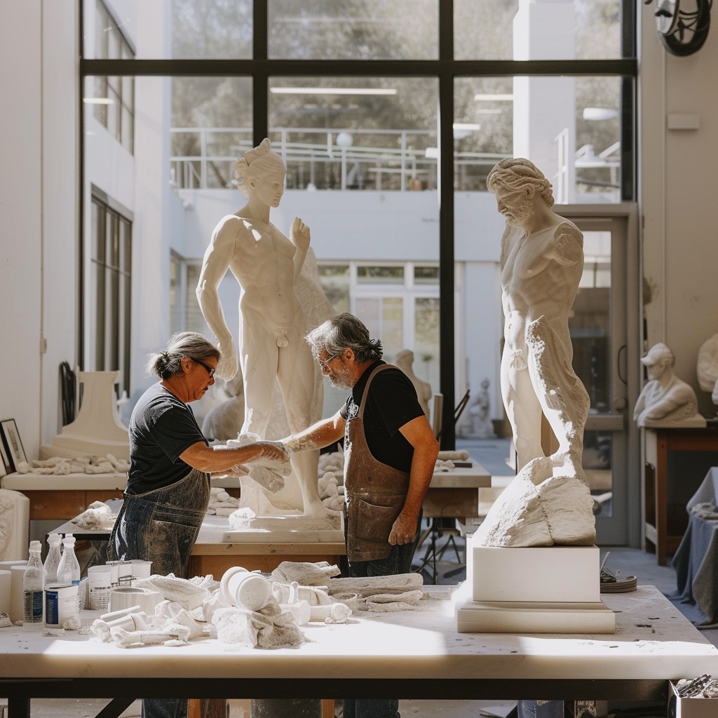 Free Sculptors at work Image - Sculpture, Studio, Artists | Download at ...