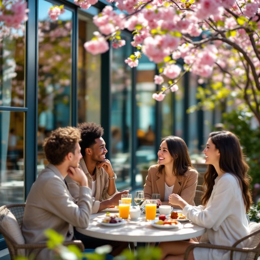 Spring Coffee Hour Free Springtime Blossom Gathering Image - Spring, Friendship, Coffee ...