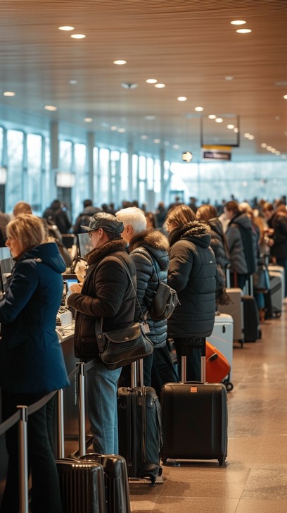 Free Airport Check-in Queue Image - Airport, Travel, Queue | Download ...