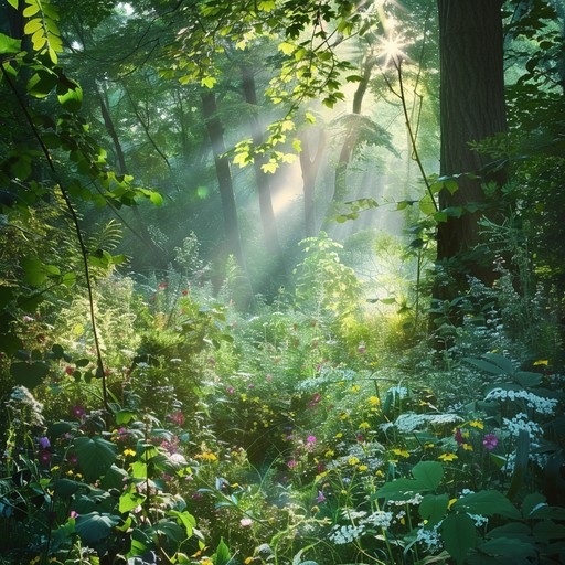 Extra Forest Free Enchanted Forest Light Image - Forest, Sunlight, Wildflowers ...