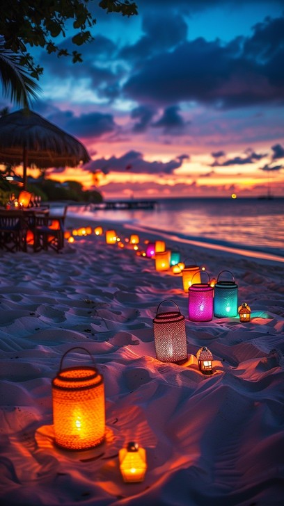 Free Tropical Evening Lights Image | Download at StockCake