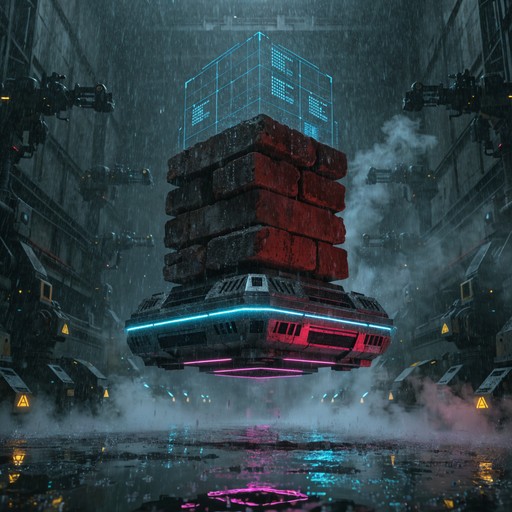 Free Cyberpunk Cargo Transport Image - Cyberpunk, Futuristic, Warehouse ...