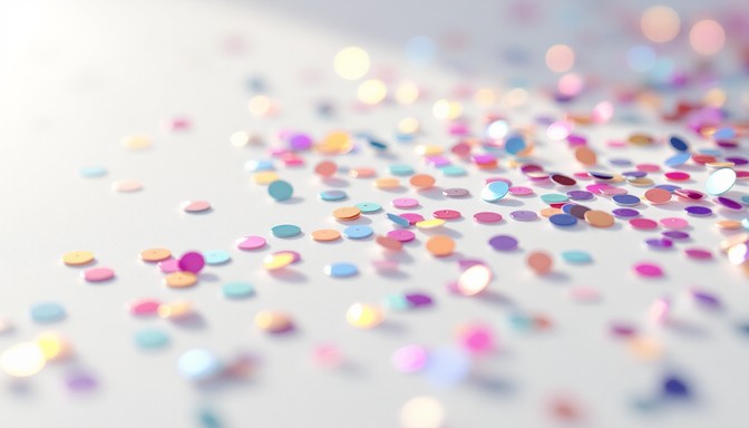 Unique Scatters Free Prismatic Confetti Dance Image | Download at StockCake