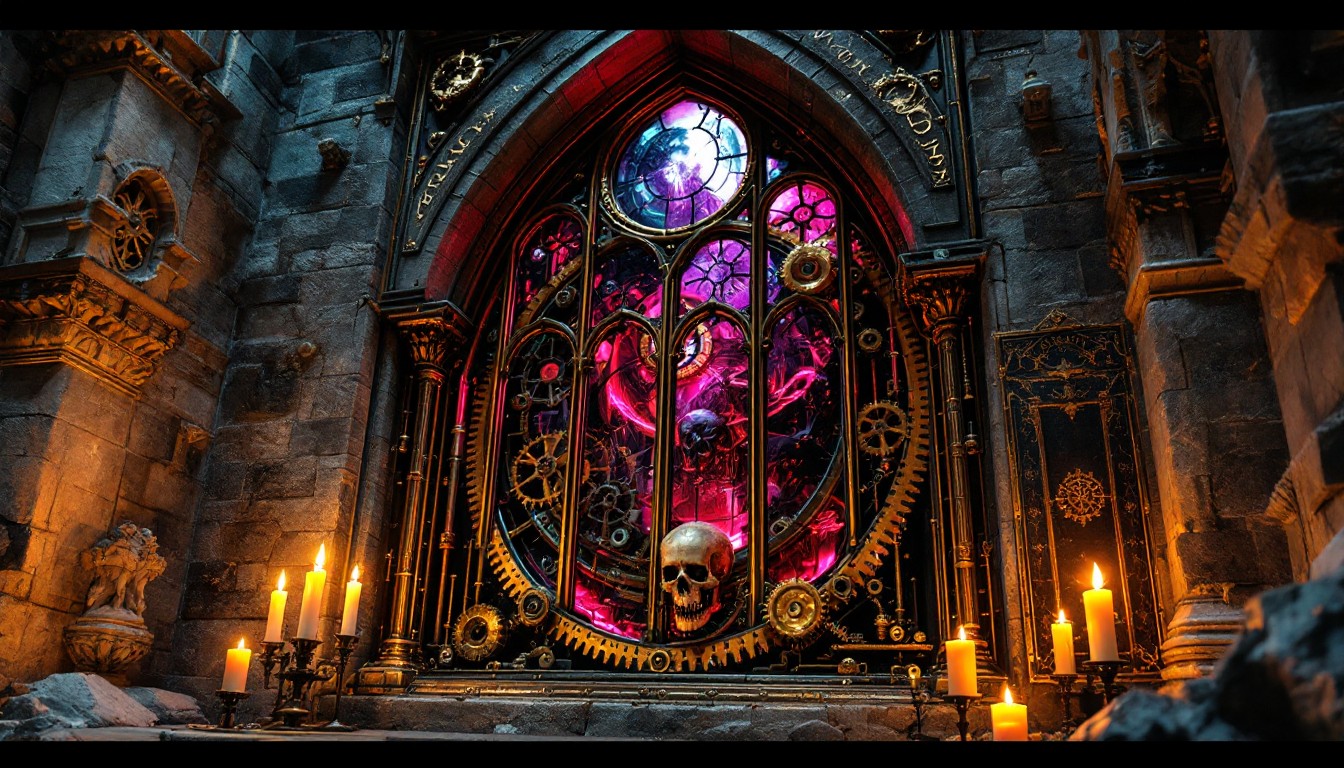 Free Haunted Clockwork Window Photo - Gothic, Mechanical, Window ...