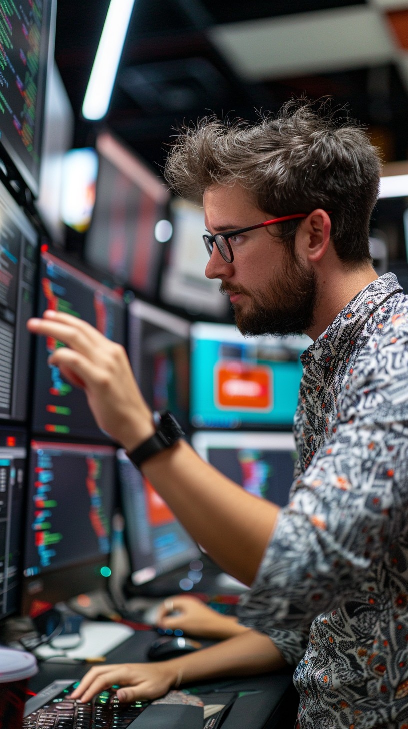 Free Analyzing server data Image - Technology, Server, Monitoring ...