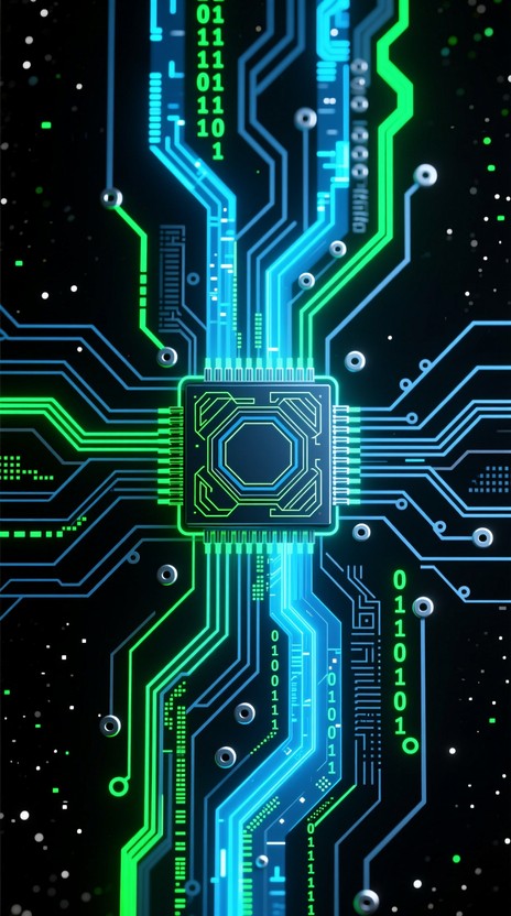 Free Digital Circuit Cascade Image - Digital, Circuit, Binary ...