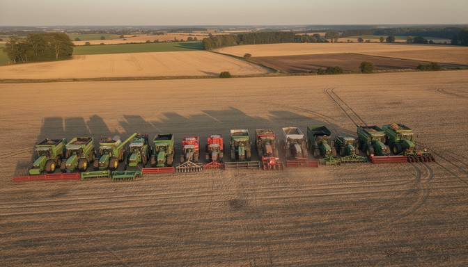 Free Modern Farming Fleet Image - Farming, Agriculture, Tractor ...