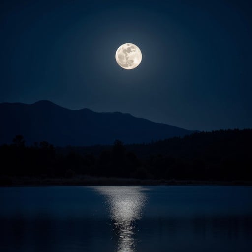 Free Moonlight Night Contemplation Image - Moongazing, Silhouette ...