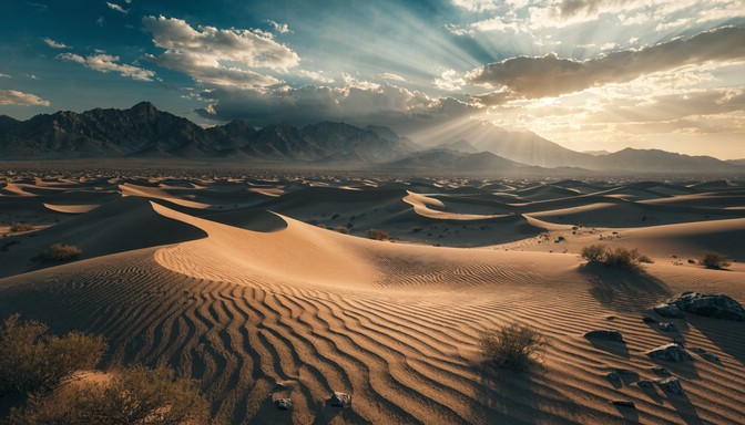 Distant Desert Download Desert Wanderer Rolling Image - Tumbleweed, Desert, Sunset ...