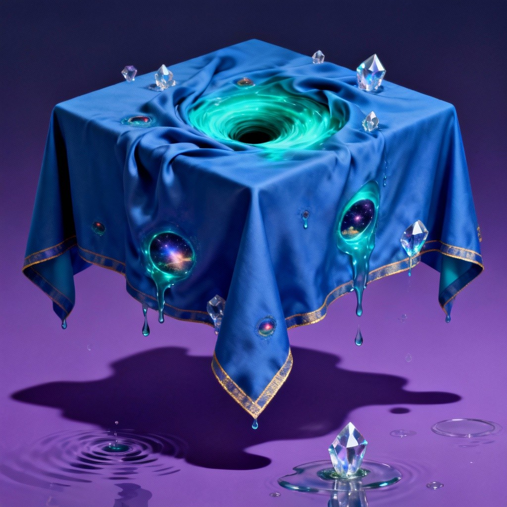 Free Cosmic Fabric Portal Image - Surreal, Tablecloth, Blue | Download ...