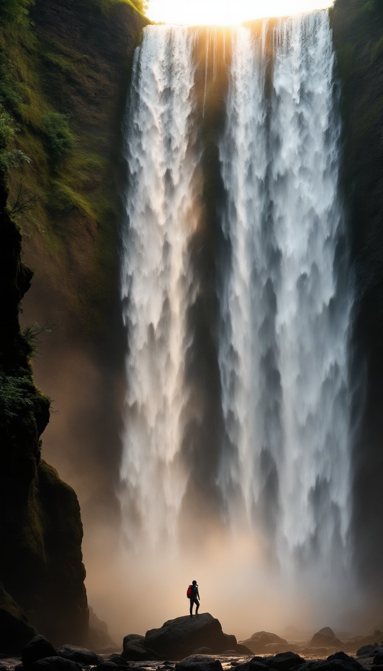 Explor Waterfall Free Majestic Waterfall Explorer Image - Waterfall, Adventure, Nature ...