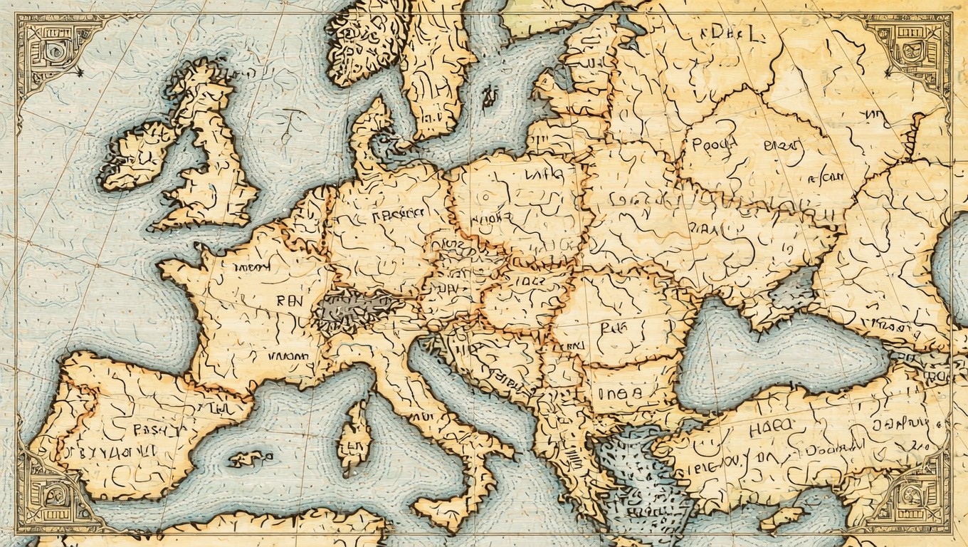 Free Vintage European Cartography Image - Cartography, Vintage, Map ...