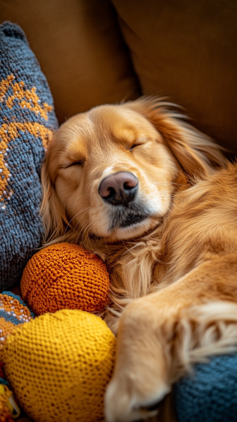 Free Dog Napping Peacefully Image - Dog, Sleeping, Golden | Download at ...