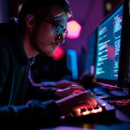 Free Coder at Work Image - Coding, Programmer, Computer | Download at ...