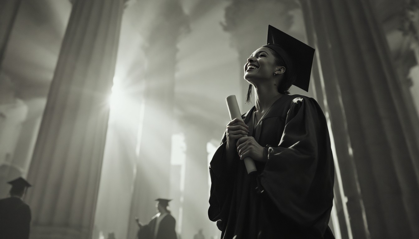 Triumphant Graduate Free Graduate's Triumphant Moment Image - Graduation, Achievement ...