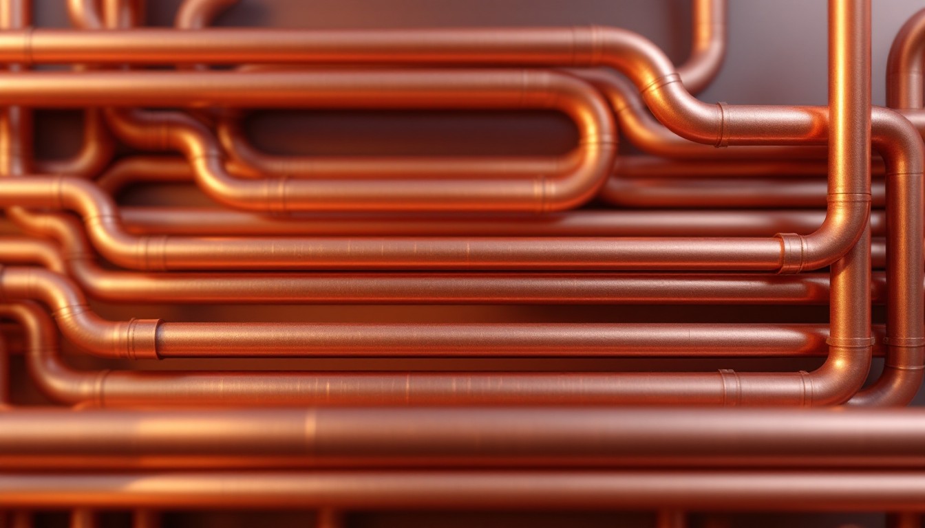 Circulation Copper Free Flowing Copper Lines Image - Copper, Pipes, Industrial | Download ...