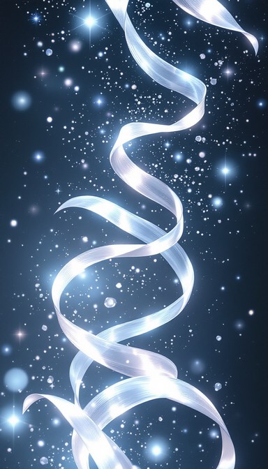 Celestial Ribbon Free Celestial Silver Ribbons Image | Download at StockCake