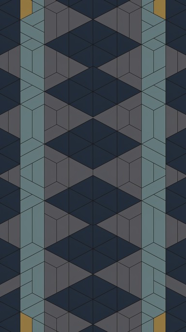 A flat vector illustration shows a tall, vertical tessellation built ...