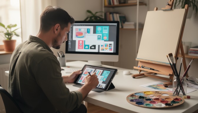 Tablet Workspace Layouts Free Digital Creative Workflow Image - Designer, Graphic, Tablet ...