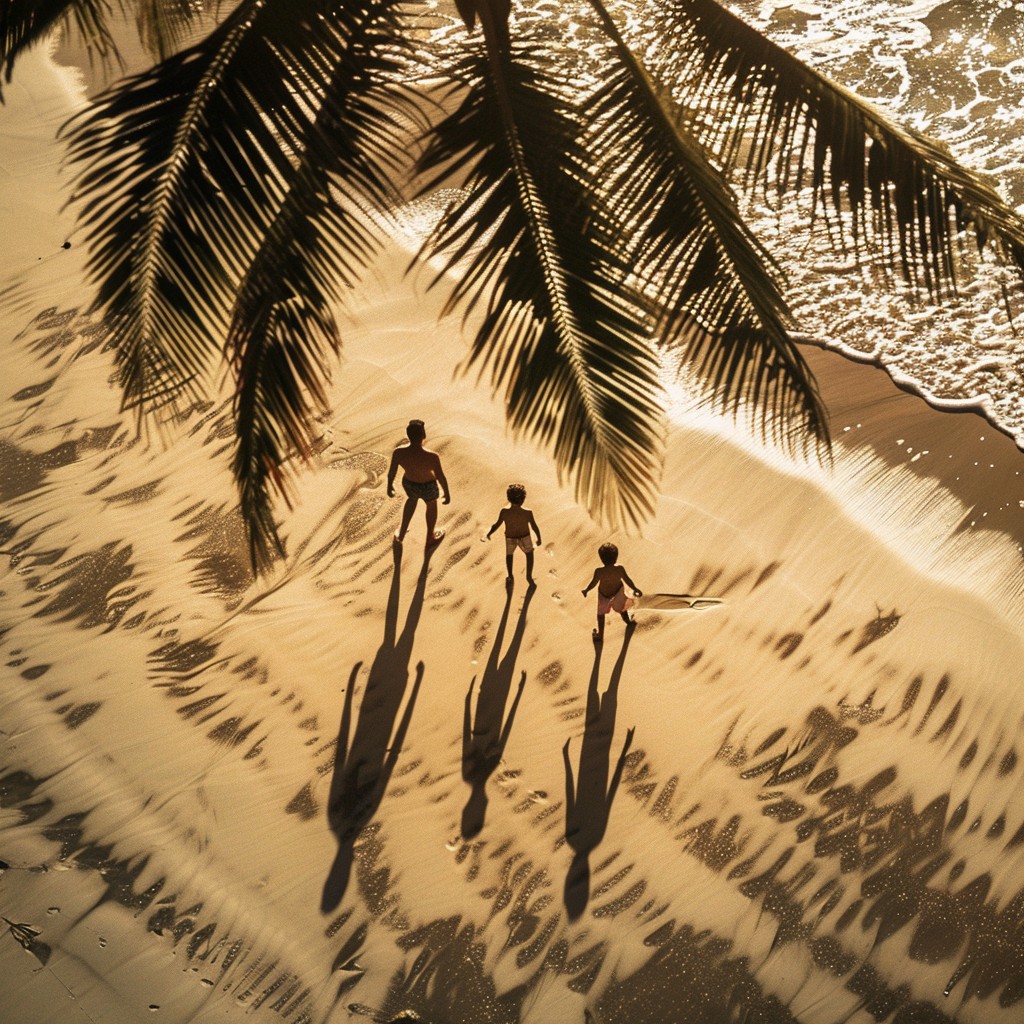 Free Beachside Shadow Play Image - Beach, Evening, Shadow | Download at ...