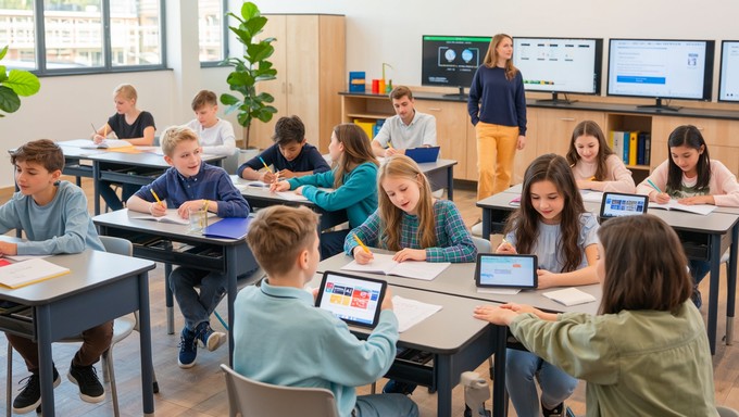 Free Modern Learning Together Image - Classroom, Students, Education ...