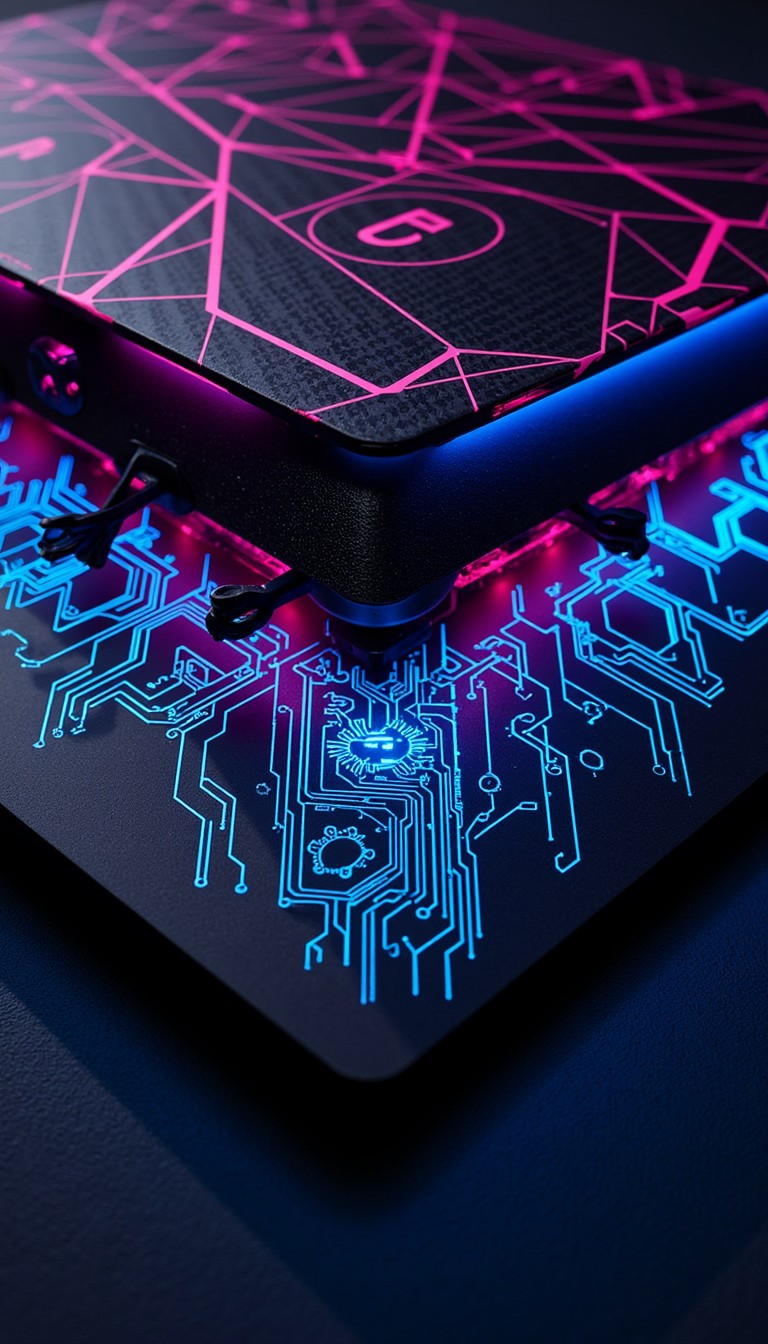 Free Cybernetic Gaming Interface Image - Gaming, Cyberpunk, Neon ...