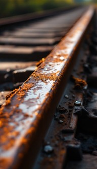 Track Rust Free Rusty Rail Detail Image - Rail, Rust, Macro | Download at StockCake