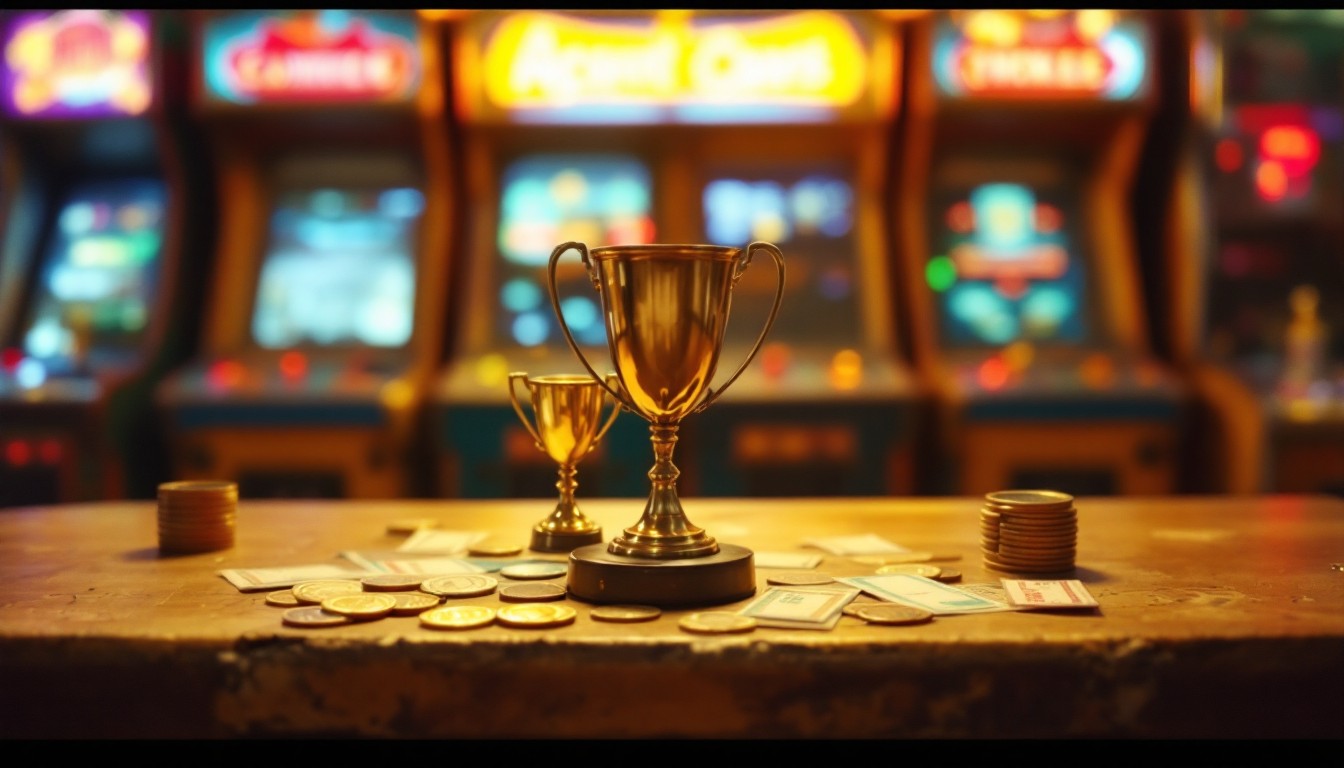 Free Arcade Victory Rewards Photo - Arcade, Trophy, Tokens | Download ...