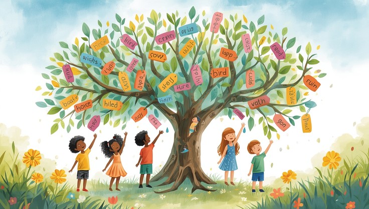 Good Word Tree Free Magical Word Tree Image - Children, Illustration, Watercolor ...