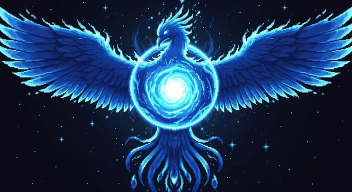 Free Cosmic Phoenix Portal Image - Phoenix, Portal, Blue | Download at ...
