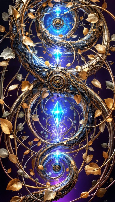Free Glowing Clockwork Vines Photo - Vines, Metallic, Glowing ...
