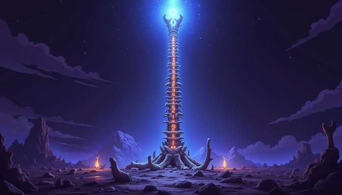 Free Mystical Bone Tower Image - Spine, Beacon, Mystical | Download at ...