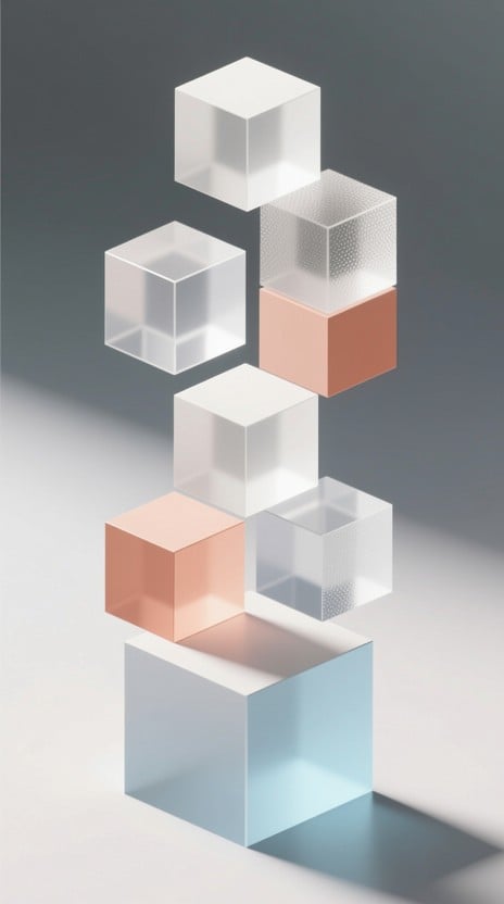 Free Geometric Cubes Floating Photo - Cubes, Geometric, Minimal ...