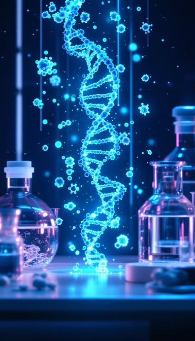 Free Glowing DNA Helix Image - Dna, Helix, Laboratory | Download at ...