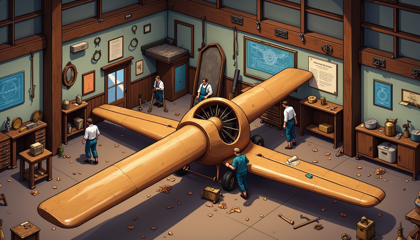 Free Vintage Propeller Workshop Photo - Propeller, Workshop, Aviation ...