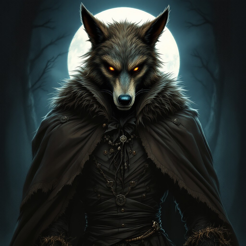 Free Moonlit Gothic Werewolf Image - Werewolf, Gothic, Victorian ...