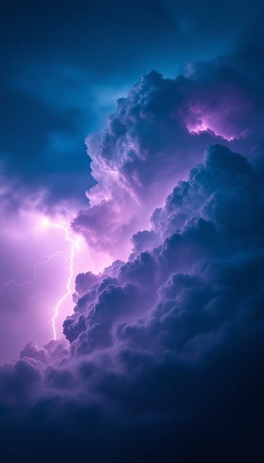 Free Electric Purple Storm Image | Download at StockCake