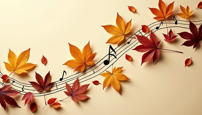 Free Melodic Fall Foliage Image - Autumn, Leaves, Music | Download at ...