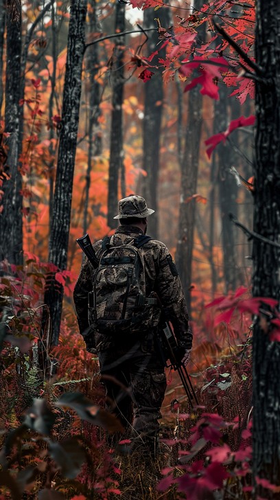 Fall Hunting Graphics Free Autumnal Hunting Trek Image - Autumn, Hunter, Forest | Download at ...