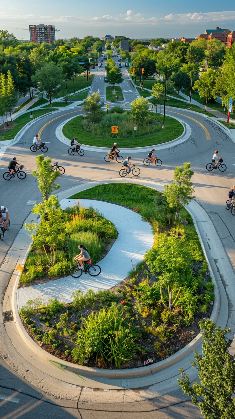 Free Urban Cycling Path Image - Urban, Cycling, Path | Download at ...