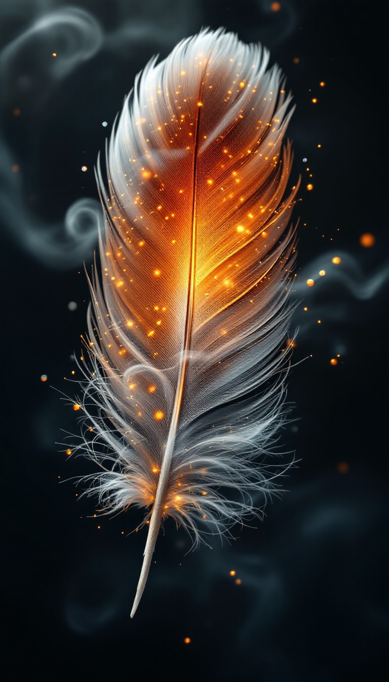 Free Phoenix Feather Rising Photo - Feather, Amber, Crimson | Download ...