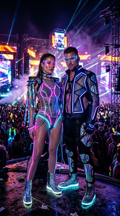Free Electric Festival Fashion Image - Cyberpunk, Fashion, Futuristic ...