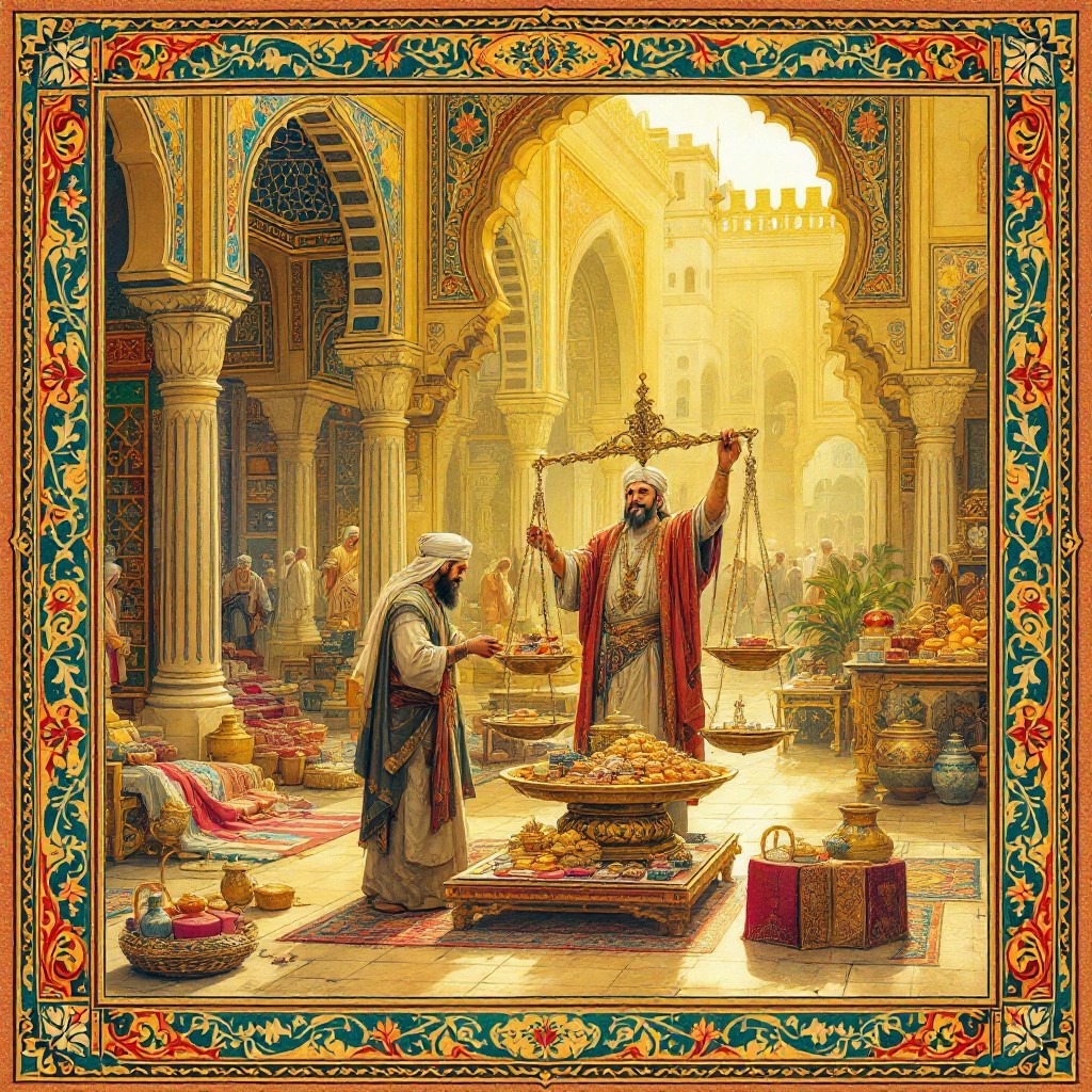 Free Ancient Merchant's Scale Image - Bazaar, Persian, Merchant ...
