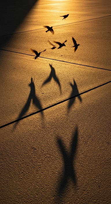 Free Shadows Taking Flight Image - Birds, Shadows, Silhouettes ...