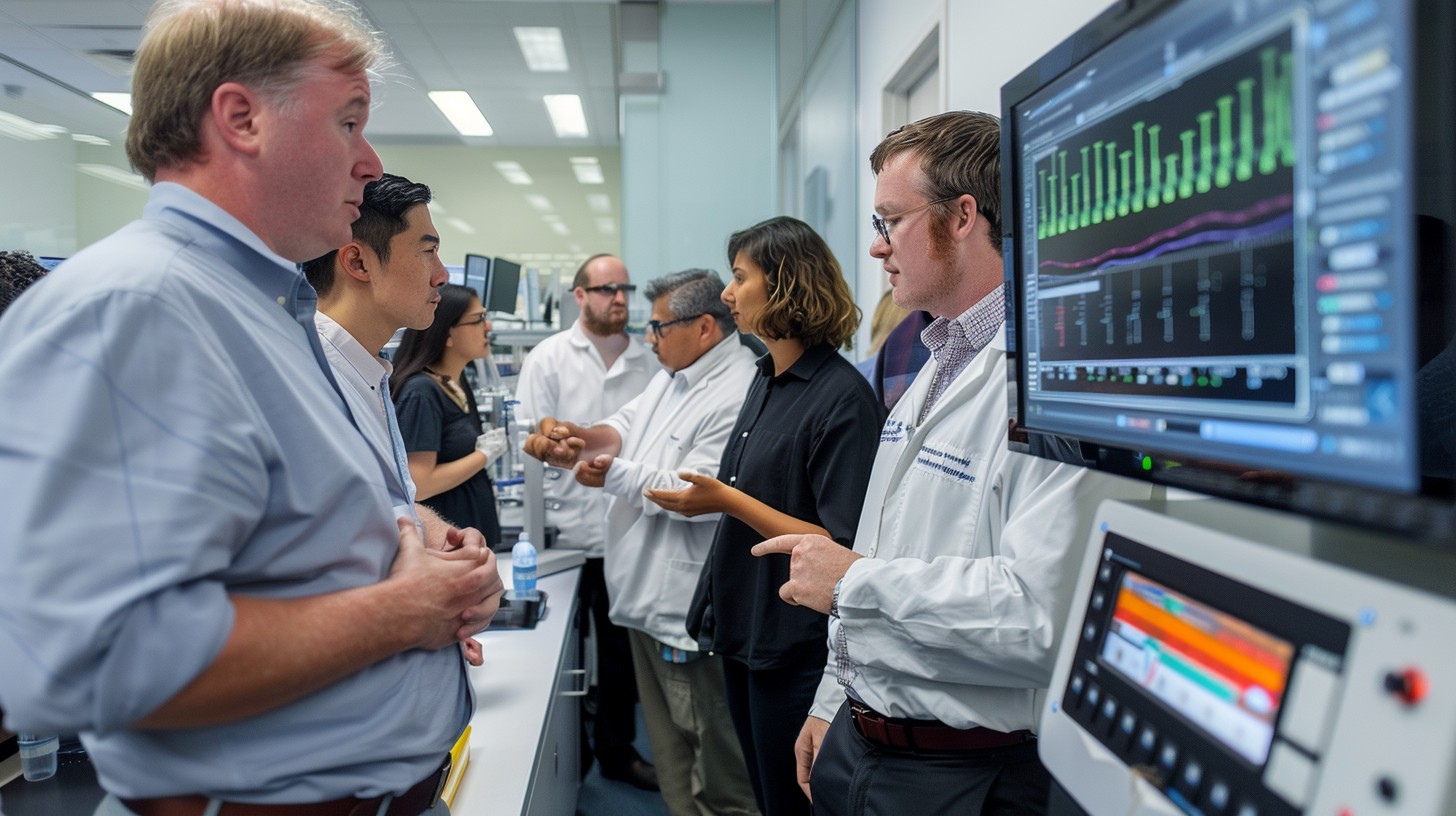 Free Team Discussing Analytics Image - Teamwork, Analytics ...