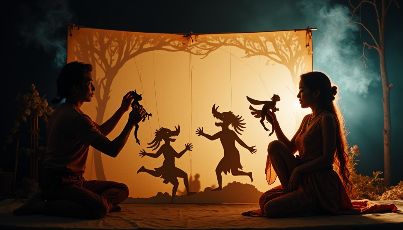 Free Mystical Shadow Theater Image - Puppetry, Silhouette, Shadow ...