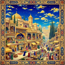 Free Ancient Marketplace Splendor Image - Marketplace, Bazaar, Persian ...